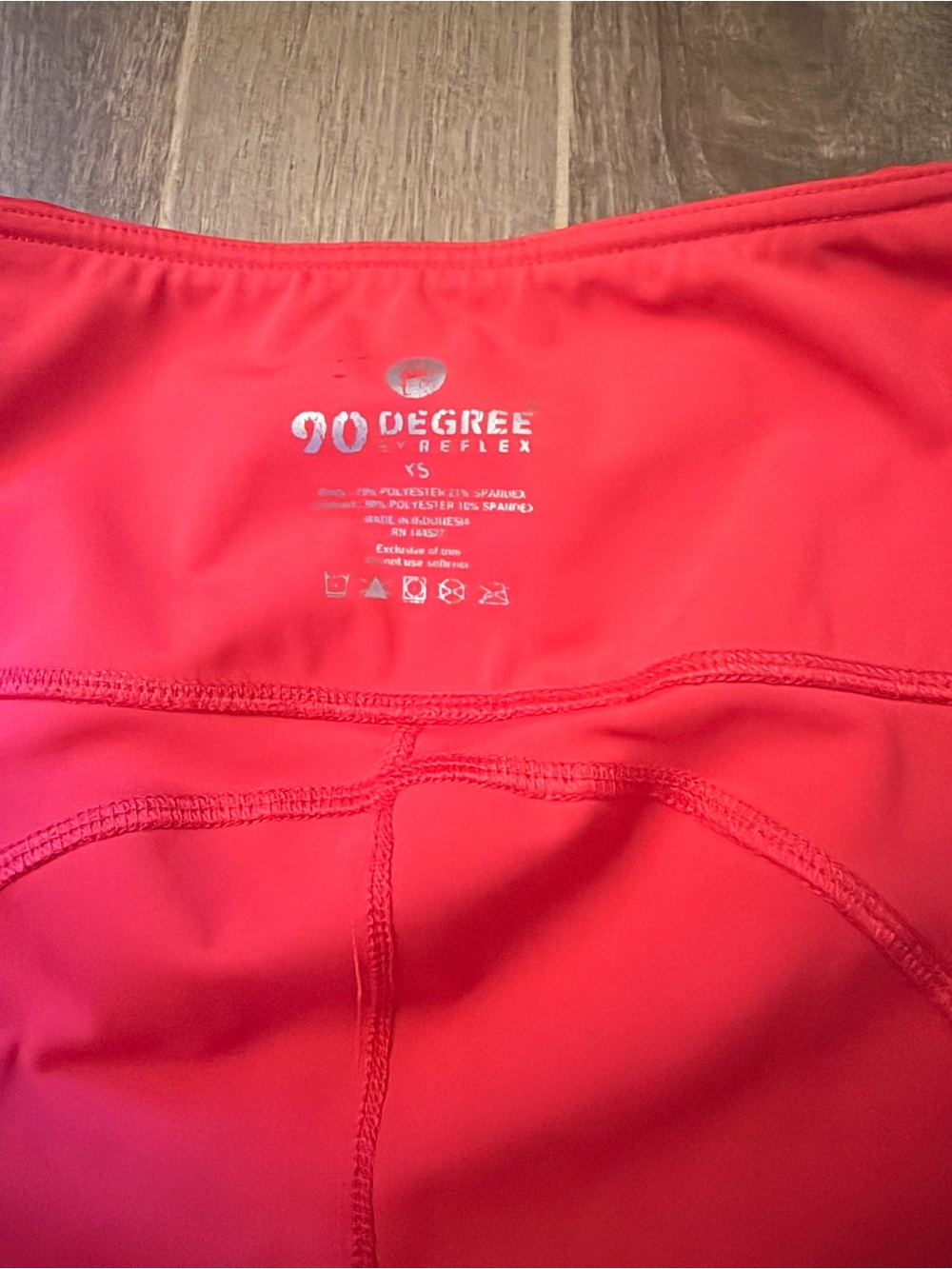 90 Degree By Reflex Women's Bright Red Bikini Bottoms